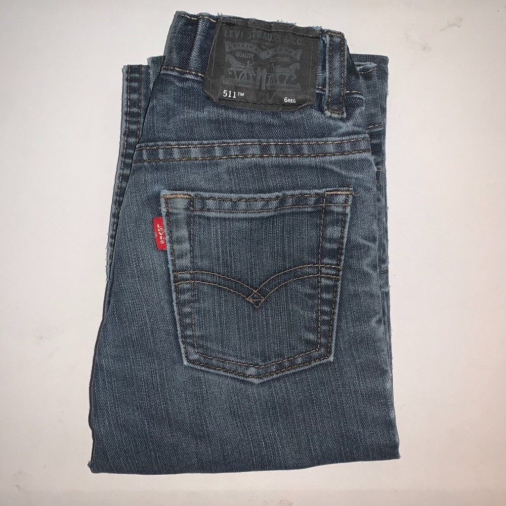 🦋 LEVI’S 511 SLIM Girls/Boys 6Reg Trendy Jeans